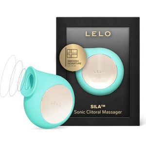 LELO SILA Sonische Stimulator, Intiem Speeltje Voor Vrouwen Met Zachte Externe Stimulatie En 8 Patronen, Aqua