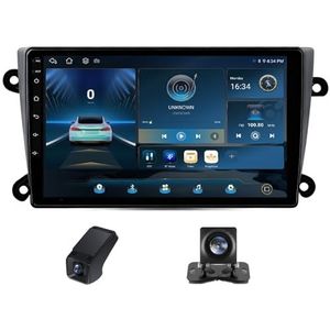 Android autoradio 2 Din geldt voor Buick Regal 4 1997-2008 met Draadloze Carplay Android Auto GPS Navi WiFi 9 inch met Bluetooth ADAS DVR+ Achteruitrijcamera/Stuurwielbediening(X1)