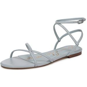 Sam Edelman Women's Ellina Flat Sandal, Cape Blue, 9.5