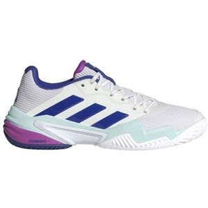adidas Barricade 13 tennisschoenen voor heren, wit/Lucid Blue/Semi Flash Aqua, 44 EU, Wit Lucid Blue Semi Flash Aqua, 44 EU