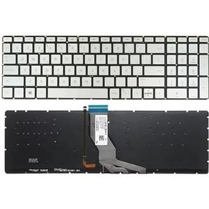 Laptop Keyboard US For HP for pavilion 17-AK 17-BS 17-AR 15T-BR 15Q-BY15-BS 15-CB 15-BD 15-BP 15-CK 15-CD 15-BX 15-BW 15-BU 15-EF(SP silver Backlit)