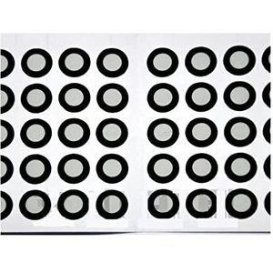 Markeringspunten scannen 1000 Punten 3D Scanning Mark Punten Hand-held 3D Scanner Weerspiegelt Het Doelpunt Binnen 6 Buiten 10mm Binnenmarkeringspunt Gauge Point Marker(Regular tenacity)