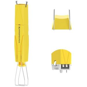 MAMBASNAKE 2-in-1 Keycap Schakelaar Puller Tool voor Hot Swappable Mechanisch Toetsenbord, 304 RVS MX Sleutels Remover Kit voor DIY Custom Gaming Toetsenbord, Geel