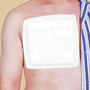 Grote ademende wondverbandpads, steriele individueel verpakte pleisters, niet-klevende wondverzorging voor brandwonden, zweren, postoperatie, 20 x 20 cm, 6 stuks