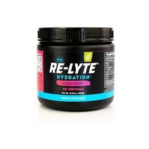 REDMOND Re-Lyte HYDRATION Drink Mix MIXED BERRY LARGE, blik van 380 g - elektrolytenpoeder, suikervrij, met echt Redmond Real Salt en meer dan 60 belangrijke mineralen en sporenelementen