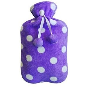 Mini warmwaterkruik, warmwaterkruik 2000 ml hoes gebreid koudebestendig wasbaar verwijderbaar grote beschermende warmtebehoud voor warmwaterkruik veilig explosiebestendig (maat : BL) (Maat: PP)