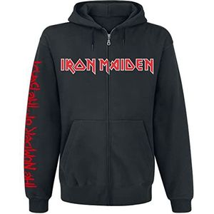 Iron Maiden NOTB Vest met capuchon zwart M 50% katoen, 50% polyester Band merch, Bands