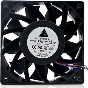 For delta FFB1212SHE 12cm 120 * 120 * 38MM 12V 2.25A Computer case server cooling fan
