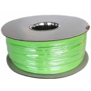 ChunLK 100M 10MM Gevlochten Uitbreidbare Mouw PET Strakke Isolatie Nylon Mouwen Bescherming Uitbreidbare Mesh Draadkous(Mantis Green)