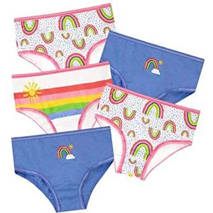 Harry Bear Meisjes Undergoed Set van 5 Regenboog Veelkleurig 110