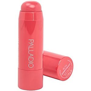 Palladio Ik Bloos 2-in-1 Wang- en Lipkleur, Opbouwbare Lichtgewicht Crème Blush, Transparante Multistick met Hydraterende Formule, Langdurige Draagtijd, Gemakkelijke Applicatie, Met een Subtiele Glans, Perfect Blenden op de Huid, Sweetheart