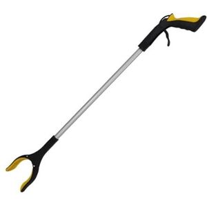 Afvalverzamelaars Grijpstok, Flexibele Reacher Lichtgewicht Afvalverzamelaar for Ouderen Gehandicapten Reaching Assist Tool Grabber Pickup Tool(Yellow)