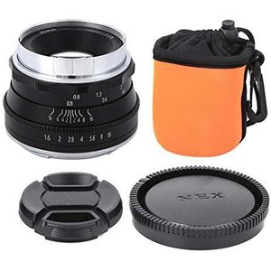 Spiegelloze cameralens, 35 mm f1.6 Vaste focus High Definition-coatingfilm Spiegelloze cameralens, handmatige scherpstelling Half-frame lens Z-vatting voor Z6 Z7 Z50(Zwart)