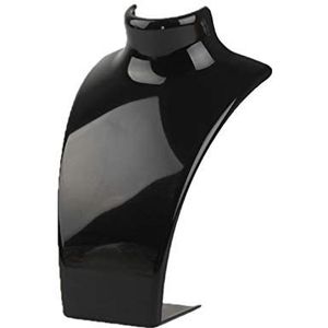 Halsketting Display Staande Plastic Oorbel Ketting Storage Houder voor Thuis Shop (zwart)
