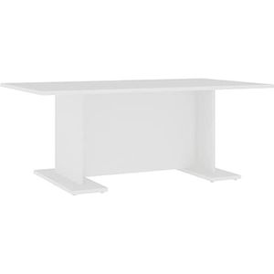 vidaXL Salontafel 103,5x60x40 cm spaanplaat wit