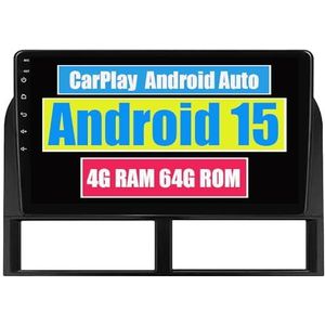 RoverOne Auto Stereo CarPlay Hoofd Unit voor Jeep Grand Cherokee II WJ 1998-2004 Android Auto Touchscreen Sat Navi Bluetooth WiFi Radio Speler
