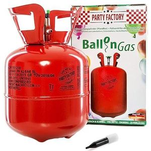 Party Factory Ladenburg Ballongas Helium Flasche für 20 Luftballons