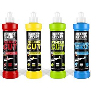Garage Freaks Polish Set Heavy Cut ml + Medium + Finish + Carnauba Shield ml
