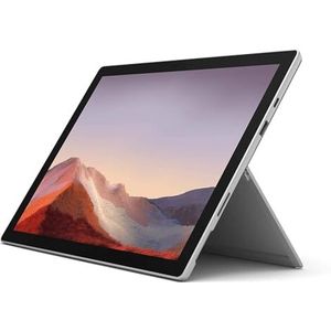 Microsoft Surface Pro7 Touchscreen Laptop, 12,3 inch notebook, Intel Core i5-1035G4, 16 GB RAM, 256 GB SSD, Amerikaans toetsenbord, zilver, Windows 10 Pro (gereviseerd)