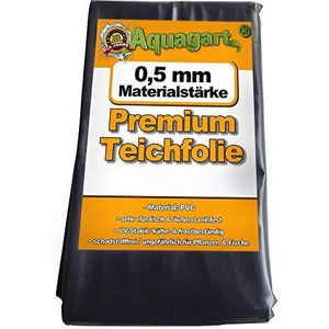 Vijverfolie PVC 0,5 mm zwarte folie voor de tuinvijver - verschillende lengtes en breedtes (3m x 2m)