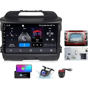 Android 13 systeem 2 Din Autoradio Stereo voor KIA Sportage 3 SL 2010-2016 9 inch touchscreen met GPS Navigatie Carplay Android Auto/Bluetooth/FM RDS Radio/4G WiFi/DSP/Stuurwiel(C,NF-1)