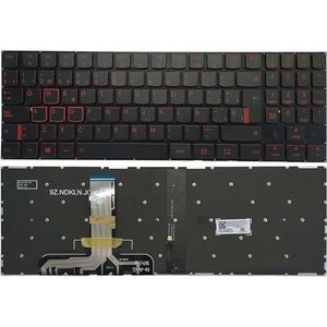 Voor Lenovo Legion Y540-15IRH Y540-17IRH Y545-PG0 Y530-15ICH Y7000P-1060 Russisch/VS/VK/Spaans/Latijns/Duits laptoptoetsenbord(SP Red backlit)