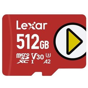Lexar microSDXC Card 512GB Play 1066x UHS-I U3 tot 150MB/s