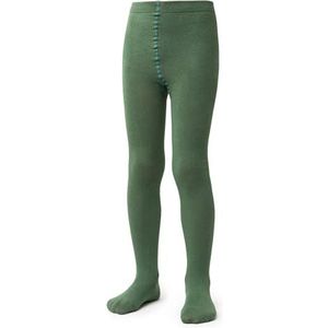 STEVEN eenvoudige en gladde katoenen panty voor kinderen/perfect voor koelere dagen/perfect voor kinderballet en het dagelijks leven/meisjes/jongens/unisex/hoogte 46in-48in/donkergroen