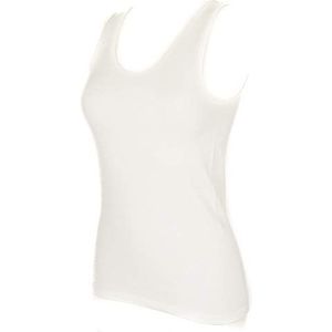 RAGNO SINTONIA ECORAGNO SL, onderhemd voor dames, brede schouders, wol en katoen, artikel 072452, 002 Bianco Lana, M