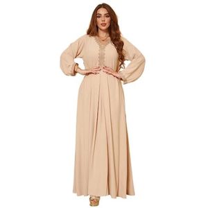 Greatfool Hoogwaardige Sublime Kaftan Dames, Abaya, Marokkaanse Kaftan - S
