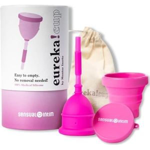 Eureka! Cup menstruatiecup + sterilisator (M/L)