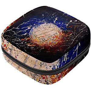 Volleybal Sport Maandverband Opbergtas Draagbare Periode Tas voor Vrouwen Tiener Meisjes Menstruatie Cup Pouch Verpleging Pad Houder