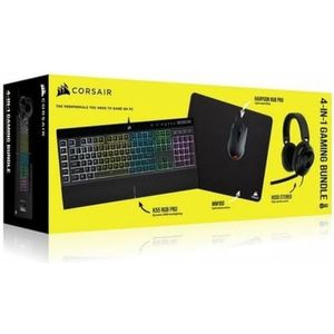 Corsair Gaming K55 RGB Pro + HS55 + Harpoon RGB Pro + MM100 QWERTY Spaans