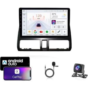 Android 13 Dubbel Din Auto Stereo Touchscreen Auto Stereo Voor Honda CR-V 2 2001-2006 Met Bluetooth GPS Navigatie WiFi FM Radio USB/SWC/Plug en Play Ondersteuning Carplay&Android Auto(4 Core Wifi 1G+3