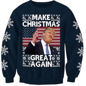 Donald Trump Maak Kerst Grote Opnieuw Volwassenen Nieuwigheid Kerst Sweatshirt Jumper