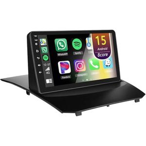 Android Radio voor Ford Fiesta 2009-2013, 9 inch Touchscreen Autoradio met Wireless CarPlay Android Auto Bluetooth WIFI(8Core(8+128GB))