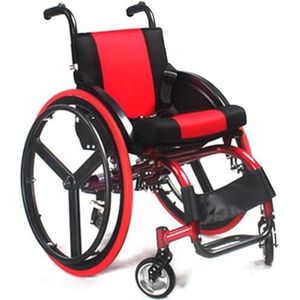 Sport Vrije tijd Rolstoel, Volwassen Gehandicapten Vrije tijd Grote wielen Alle terrein Lichtgewicht opvouwbare draagbare Sport Handmatige rolstoel voor gehandicapten
