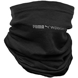 PUMA WORK WEAR Multifunctionele doek voor dames en heren, colsjaal, halswarmer, winddicht, ideaal voor buitenwerk, carbon, Eén maat