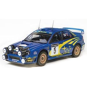 For:Gegoten Auto's Voor: Schaal Plastic Auto 1:24 Subaru WRC 2001 Auto Bouwpakket DIY 24250 Verzamelbare Decoraties