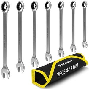 Wiha Doppelring-Ratschenschlüssel 4 In 1 I Umschaltbar I SW 10 13 17 19 Mm I Mit 72 Zahnen I Multiratsche 45421 69345928