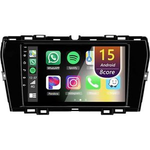 Android Radio voor SsangYong Tivoli 2019-2021, 9 inch Touchscreen Autoradio met Wireless CarPlay Android Auto Bluetooth WIFI(4Core(1+32GB))