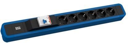 Bachmann - Stekkerdoos - 350.305 - 6 x CEE 7/3 - 2 m