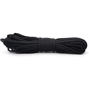 Touw, Overlevingstouw, Parachute Koord 100meter 2mm Solid Parachute Cord Lanyard Rope Type One Strand Climbing Camping Survival Equipment (Kleur: 222, Lengte (m): 100 meter) (Color : Black, Size : 1