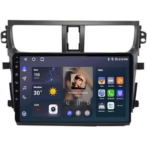Android 12 Auto Stereo MP5 Player 9'' Screen Autoradio Voor Suzuki Celerio Cultus 2015-2018 Car-play Android Auto GPS-navigatie Bluetooth RDS FM AM DAB+ Radio Stuurbediening Voice Control(4 Core 1G+