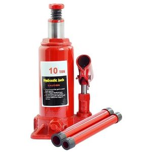 Vloerkrik, 2/5/10 Ton Gelaste Hydraulische Autofleskrik Hydraulische Fleskrik Gelaste Fleskrik for Autoreparatie,Krik hem op(10 Ton)