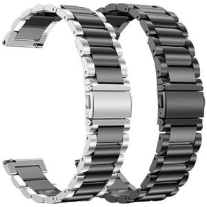 Roestvrij Stalen Bandjes fit for Garmin Forerunner 55 245 645M Smart Horloge Band Metalen Armband Riemen fit for aanpak S40 S12 S42 Correa (Color : Package 5, Size : For Forerunner 645)