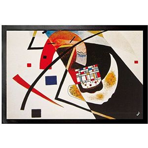 1art1 Wassily Kandinsky Two Black Spots 1923 Deurmat 60x40 cm
