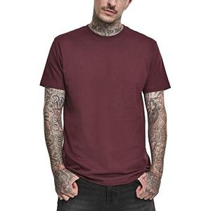 Urban Classics Heren T-shirt 1-pack Basic Tee, Multipack Basic T-shirts voor mannen, verkrijgbaar in vele kleurencombinaties, 4XL, Redwine, XXL