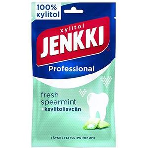 Cloetta Jenkki Xylitol Professional Spearmint Kauwgom 1 pak of 70g