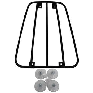 bagagedrager Motorfiets Universele Brandstof Gas Tank Bagagerek Plankhouder Beugel Met Zuignappen Motorfiets bagagedrager(Zwart)